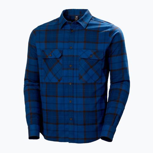 Helly Hansen vyriški marškiniai Lokka Organic Flannel LS mėlyni/juodi 62731_755