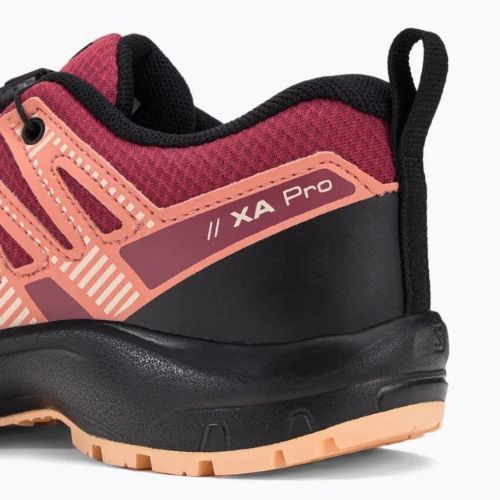 Salomon XA Pro V8 CSWP vaikiški trekingo batai raudoni L41614400