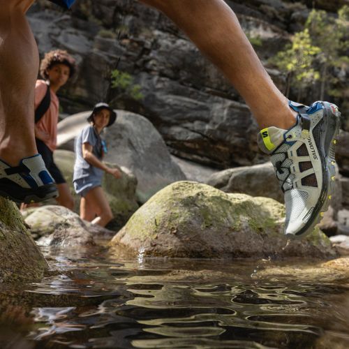 Salomon Techamphibian 5 vyriški vandens batai šviesiai pilki L47113800