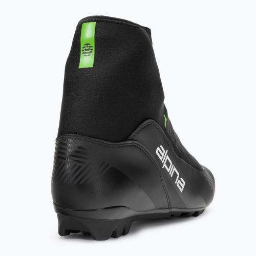 Vyriški bėgimo slidėmis batai Alpina T 10 black/green