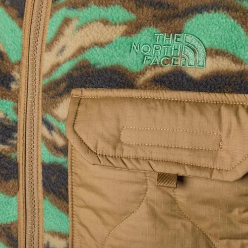 Vyriškas džemperis The North Face Royal Arch FZ rudos ir žalios spalvos NF0A7UJBIOO1