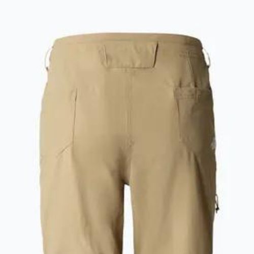 Moteriškos trekingo kelnės The North Face Exploration Conv Reg Straight beige spalvos NF0A7Z97PLX1