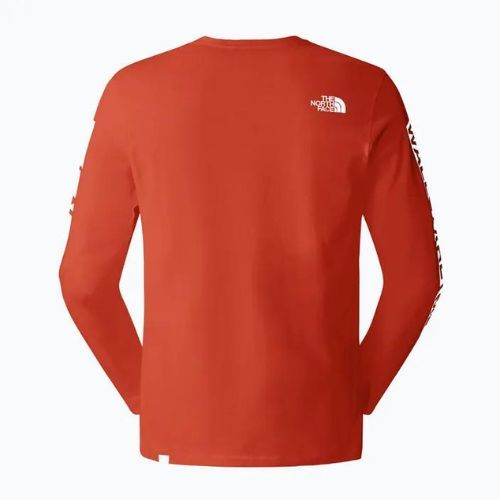 Vyriški trekingo marškinėliai The North Face Outdoor Graphic LS brown NF0A827K