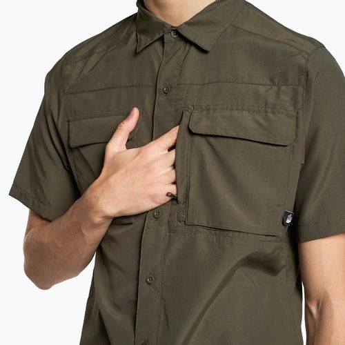 Vyriški turistiniai marškinėliai The North Face Sequoia SS green NF0A4T1921L1