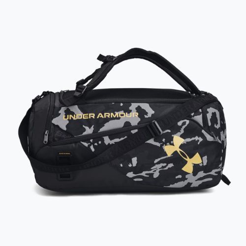 Under Armour Contain Duo Duffle M treniruočių krepšys juodai pilkas 1361226-002