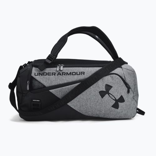 Under Armour Contain Duo Duffle S treniruočių krepšys juodai pilkas 1361225-012