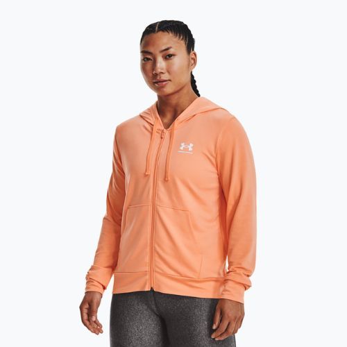 Under Armour moteriški treniruočių džemperiai Rival Terry FZ Hoodie orange 1369853-868