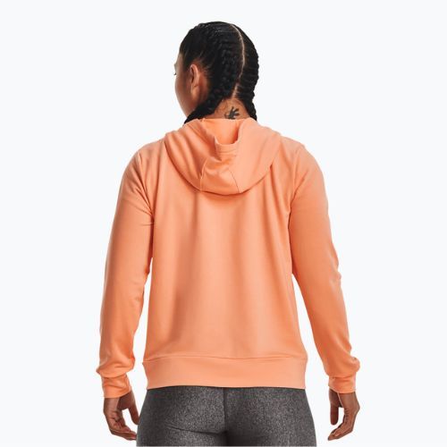 Under Armour moteriški treniruočių džemperiai Rival Terry FZ Hoodie orange 1369853-868