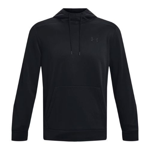Under Armour Armour Armour Fleece Hoodie vyriški treniruočių džemperiai black 1373353-001