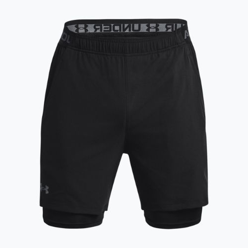 Under Armour Vanish Woven 2In1 Sts vyrų treniruočių šortai juodi 1373764