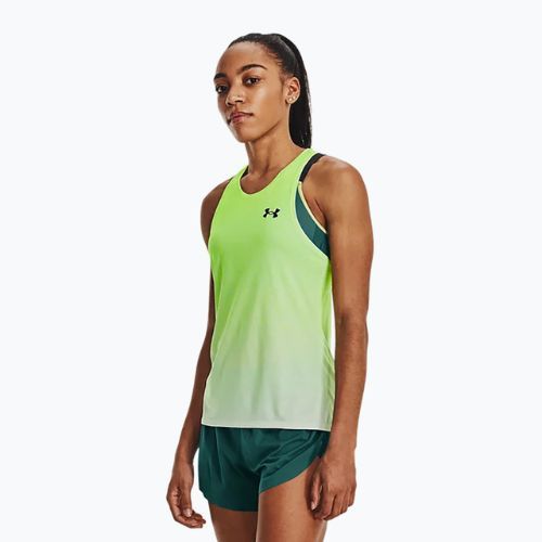 Moteriškas bėgimo marškinėlis Under Armour Rush Cicada Singlet yellow 1378404