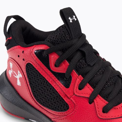 Under Armour GS Lockdown 6 vaikiški krepšinio bateliai raudoni 3025617