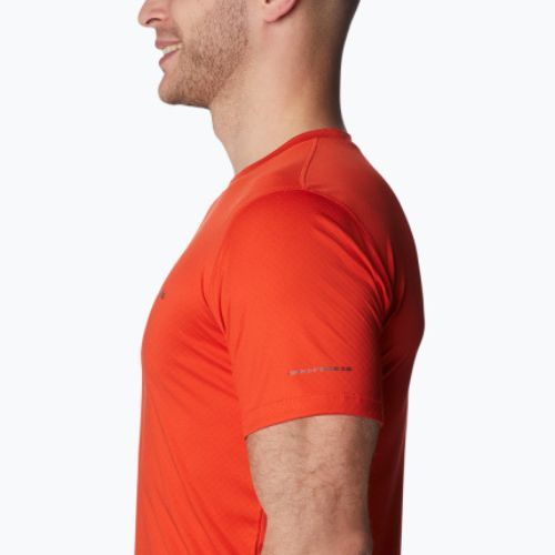 Columbia Zero Rules vyriški trekingo marškinėliai raudoni 1533313840