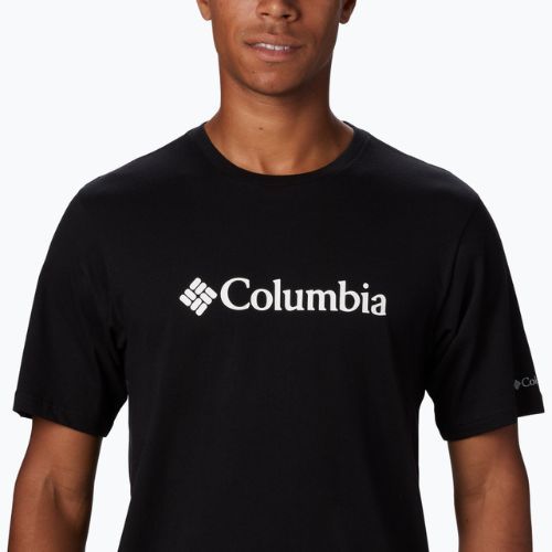 Columbia CSC Basic Logo vyriški trekingo marškinėliai juodi 1680053010