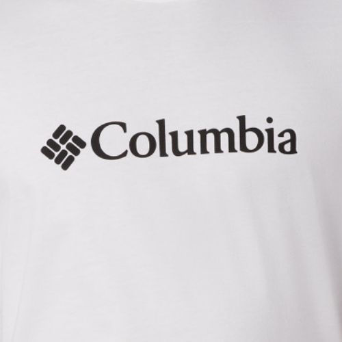 Columbia CSC Basic Logo vyriški trekingo marškinėliai balti 1680053100