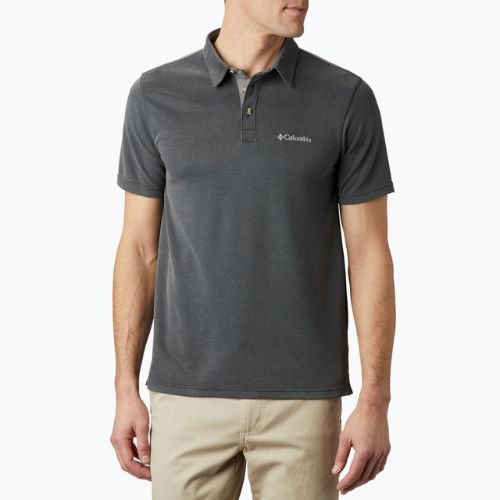 Columbia Nelson Point vyriški polo marškinėliai pilki 1772721011