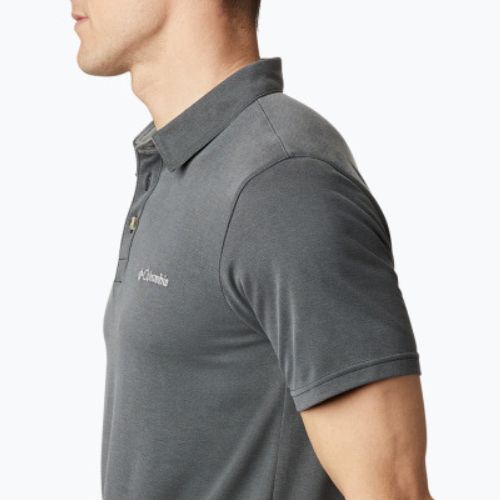 Columbia Nelson Point vyriški polo marškinėliai pilki 1772721011