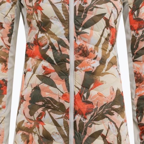 Columbia Powder Pass Moteriška hibridinė striukė su gobtuvu chalk floriculture print 1773211191