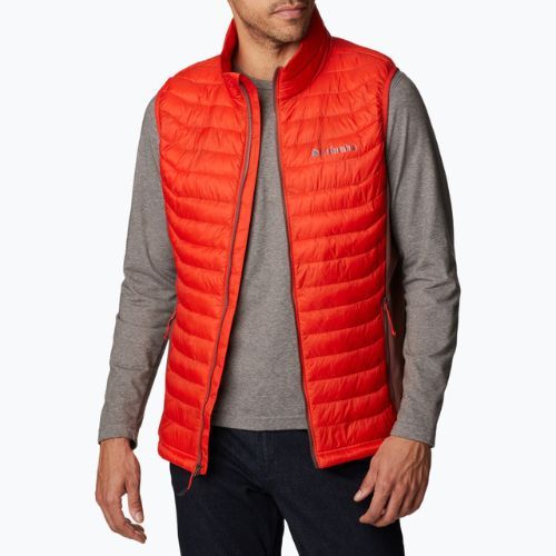 Columbia Powder Pass vyriškas žygio trikotažas be rankovių raudonas 1842414839