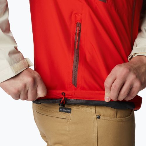 Columbia Inner Limits II vyriška striukė nuo lietaus raudonai smėlio spalvos 1893991839