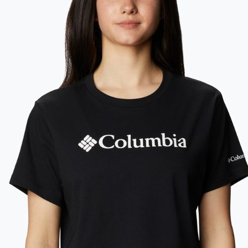 Columbia North Cascades Cropped moteriški trekingo marškinėliai black 1930051011