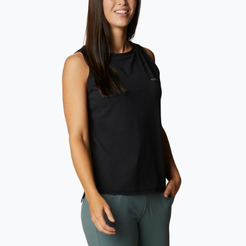 Columbia moteriški trekingo marškinėliai Sun Trek Tank black 1931732010