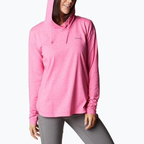 Columbia moteriškas trekingo džemperis Sun Trek EU Hooded Pullover pink 1981541656