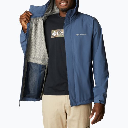 Columbia Earth Explorer vyriška striukė nuo lietaus tamsiai mėlyna 1988612