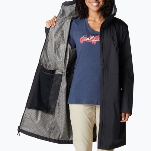 Moteriška trekingo striukė Columbia Weekend Adventure Long black 1989263