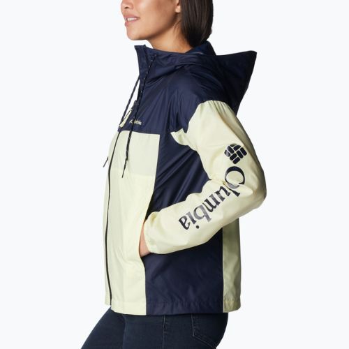 Columbia Flash Challenger Novelty yellow moteriška vėjo striukė 1989503713