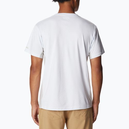 Columbia Zero Ice Cirro-Cool Graphic vyriški trekingo marškinėliai white 1990463