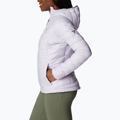 Columbia moteriška pūkinė striukė su gobtuvu Platinum Peak violetinė 2008341568