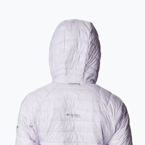Columbia moteriška pūkinė striukė su gobtuvu Platinum Peak violetinė 2008341568