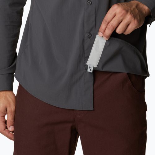 Columbia Newton Ridge II LS tamsiai pilki vyriški marškiniai 2012971