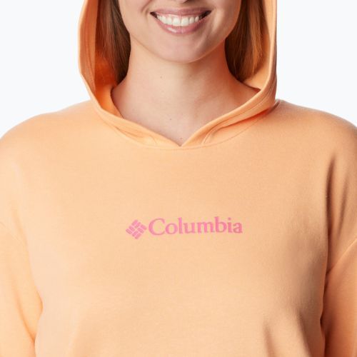 Moteriški Columbia Logo III džemperiai iš prancūziško frotinio audinio oranžiniai 2032871812