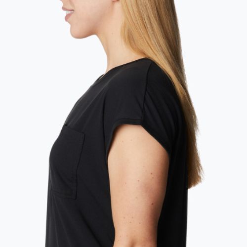 Columbia Boundless Trek moteriški trekingo marškinėliai black 2033481010