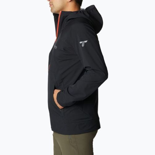 Columbia Platinum Peak vyriška softshell striukė juoda 2034431010