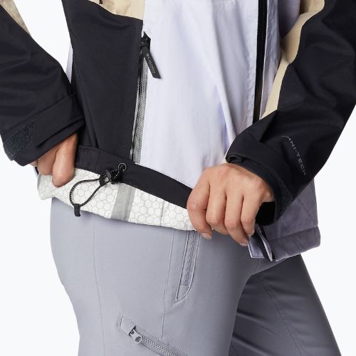 Columbia Mazama Trail moteriška striukė nuo lietaus juoda ir violetinė 2035001569