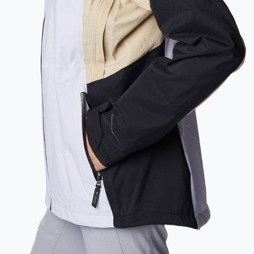 Columbia Mazama Trail moteriška striukė nuo lietaus juoda ir violetinė 2035001569