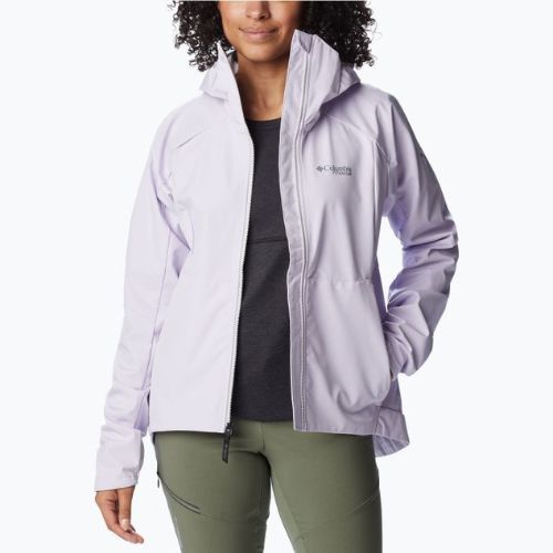 Columbia Platinum Peak moteriška softshell striukė violetinė 2035021568