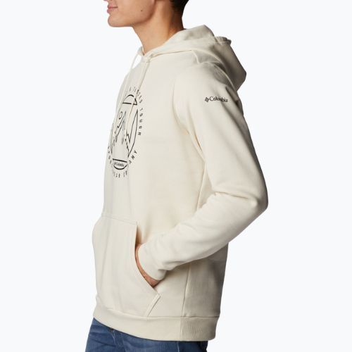 Columbia CSC Graphic Hoodie vyriški sportiniai džemperiai beige 2040621