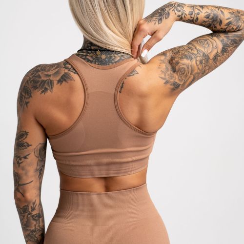 Gym Glamour Compress Cappuccino 460 fitneso liemenėlė