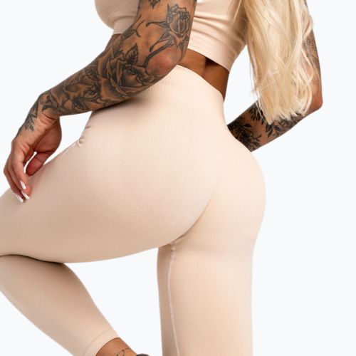 Moteriškos treniruočių tamprės Gym Glamour Compress Almond 456