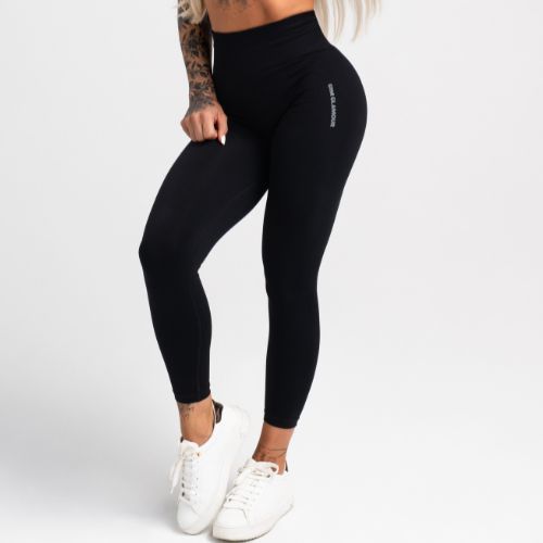 Moteriškos treniruočių tamprės Gym Glamour Compress Black 450