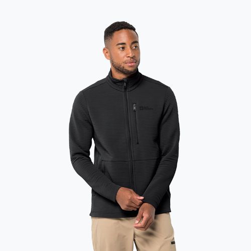 Jack Wolfskin vyriški sportiniai marškinėliai Modesto trekking, juodi 1706483