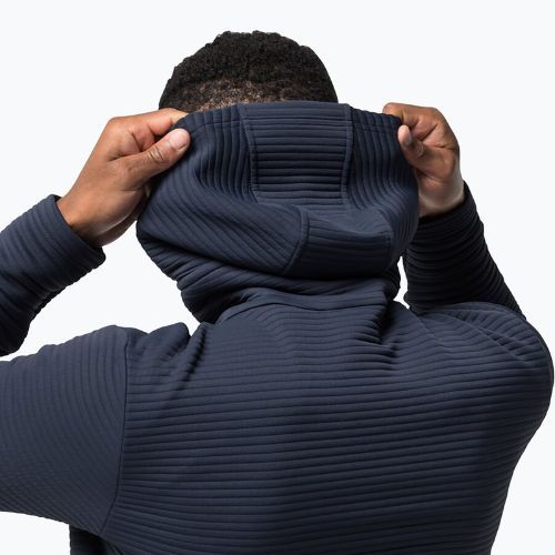 Jack Wolfskin vyriškas megztinis su gobtuvu Modesto Hooded trekking sweatshirt black 1706493