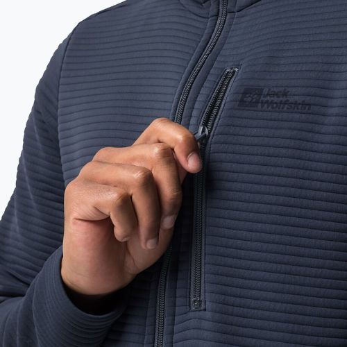 Jack Wolfskin vyriškas megztinis su gobtuvu Modesto Hooded trekking sweatshirt black 1706493