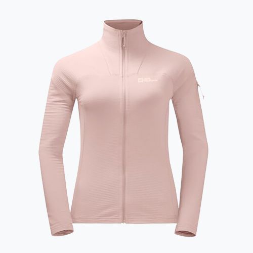 Jack Wolfskin moteriškas džemperis Prelight FZ rožinės spalvos 1710981