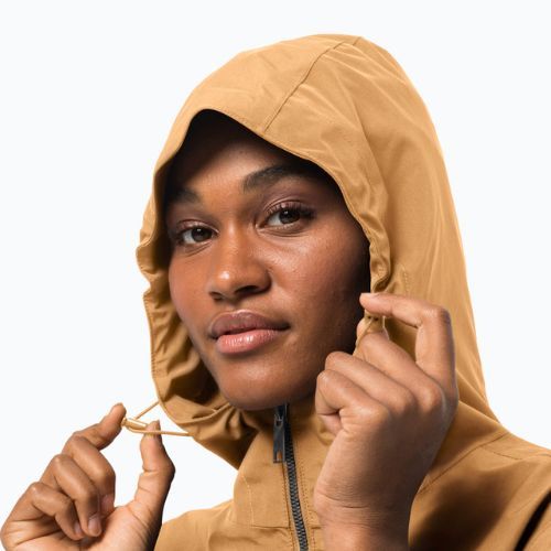 Jack Wolfskin moteriška striukė nuo lietaus Dakar Parka yellow 1112502_3084_005