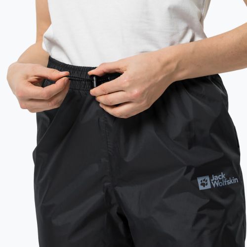 Jack Wolfskin Rainy Day kelnės nuo lietaus juodos 1112741